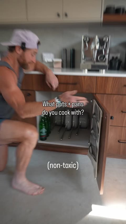 Instagram post by @erichinman for Caraway Home. Caption reads: We use @caraway_home and absolutely love them.....