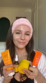 Instagram post by @nadjowa for Miya Cosmetics. Caption reads: Przez długie lata błądziłam i myślałam, że....