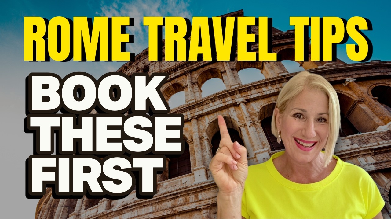 YouTube post by @Romewise for fas.st. Caption reads: Booking Rome Wrong? Here's What Actually Matters.