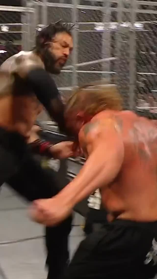 Instagram post by @romanreigns for WWE. Caption reads: SO MUCH BAD BLOOD 🤬 Bring on the #WarGames!....