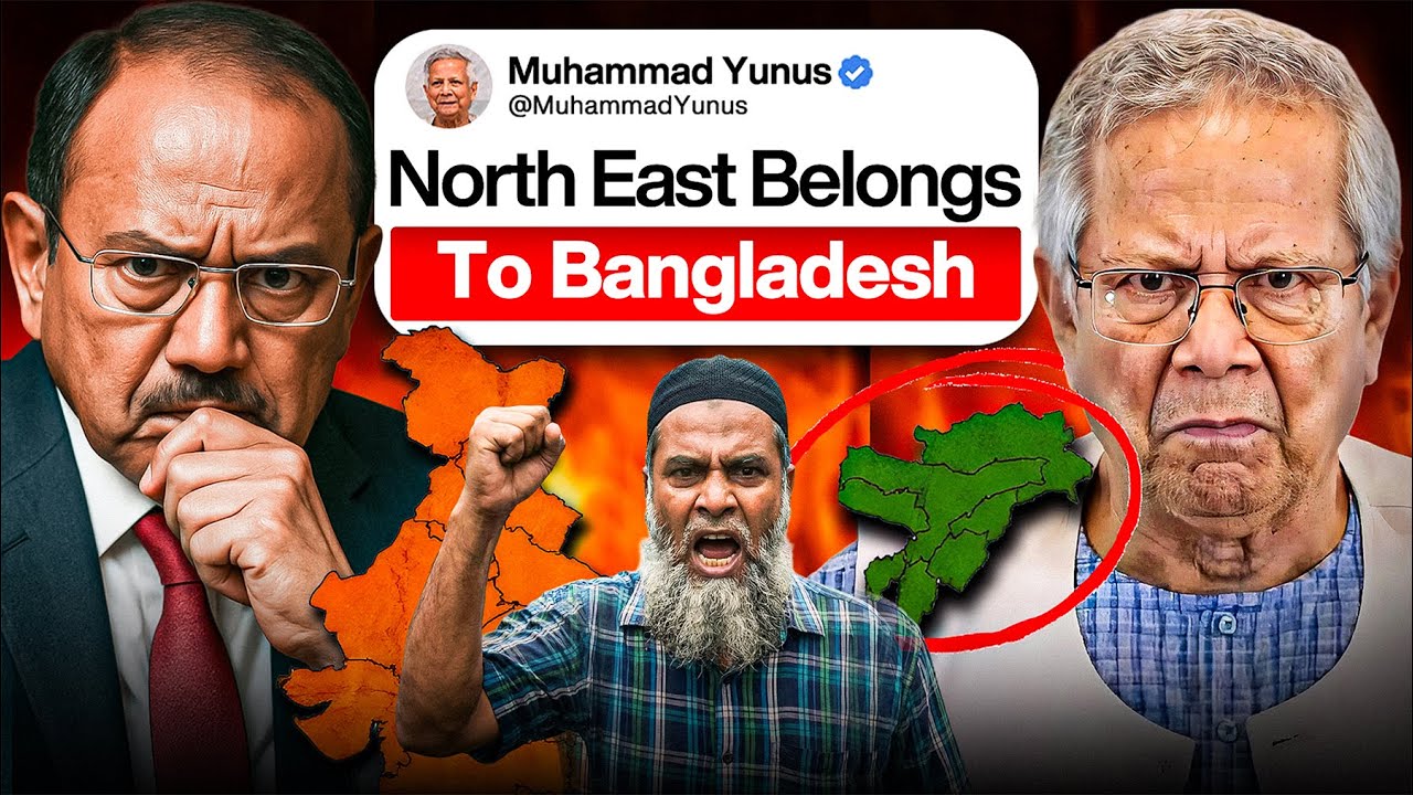 YouTube post by @ShamSharmaShow for Odoo. Caption reads: Bangladesh Threatens To INVADE North East India |....