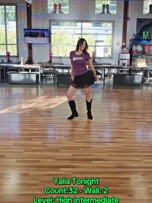 TikTok post by @seattlelinedance for POPFLEX. Caption reads: [...] #yallatonight @Shelly Saves The Day @POPFLEX....