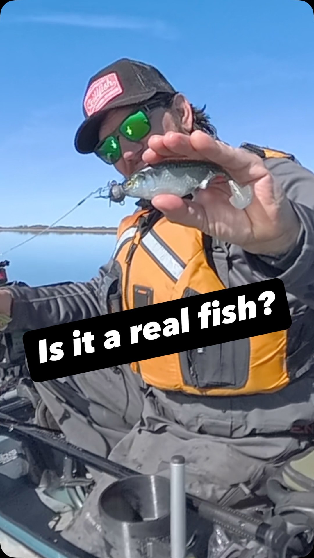 Instagram post by @dennis_bombom_fishing for Mustad Fishing. Caption reads: I had a lot of fun with this bait today. I went....