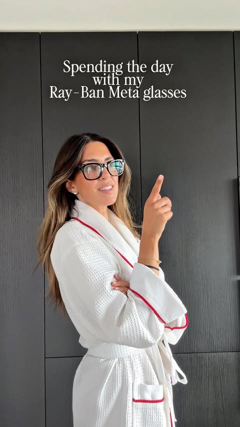 Instagram post by @yasmine_myz for Ray-Ban | Meta. Caption reads: In the moment with @raybanmeta #raybanmetapartner.