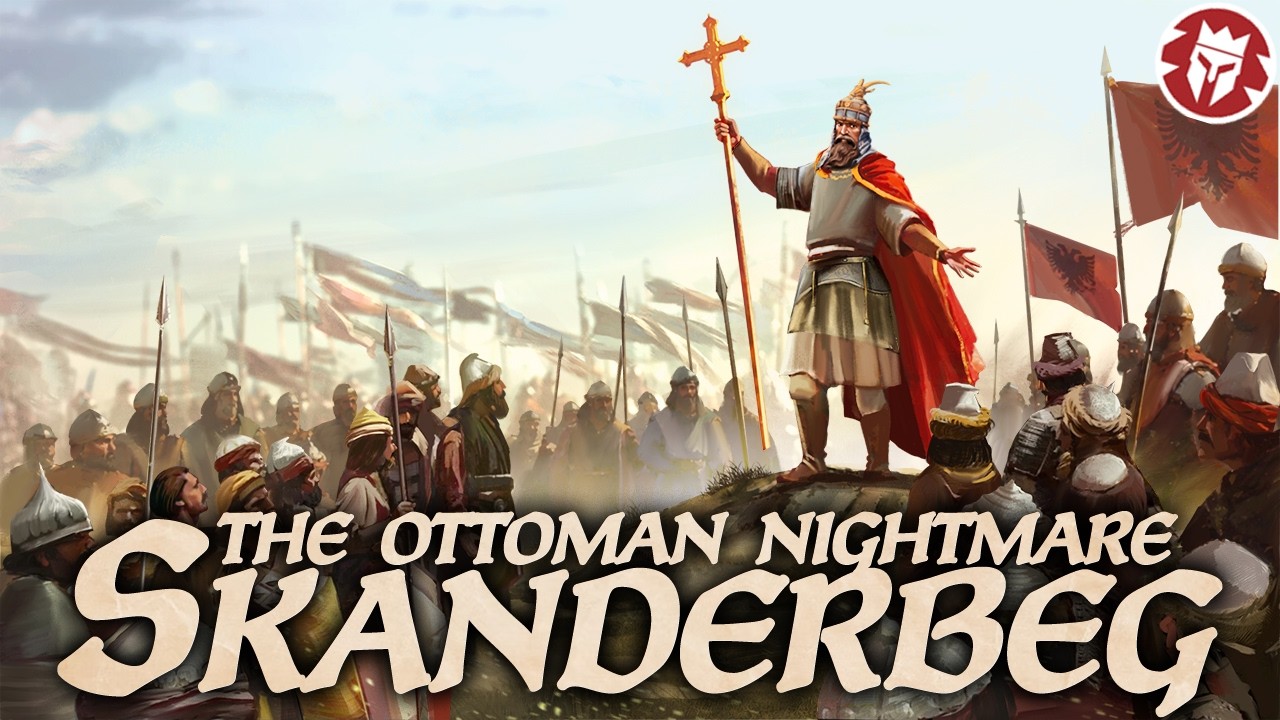 YouTube post by @KingsandGenerals for NordVPN. Caption reads: Skanderbeg’s 25-Year War Against the Ottomans -....