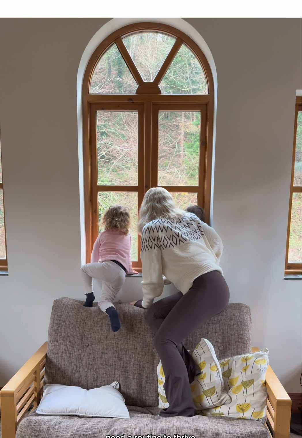 TikTok post by @katieandariam for tonies. Caption reads: Ad | We recently got the girls a @tonies UK....