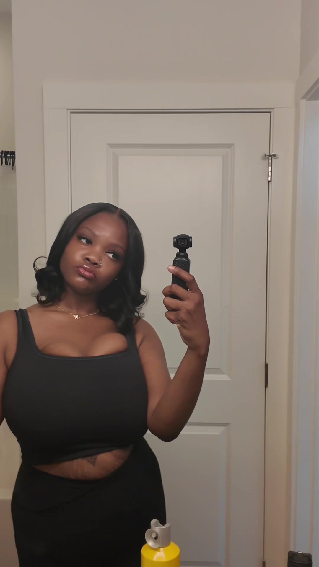 TikTok post by @herneshiaa for Megalook. Caption reads: [...] days? 💔 Come and try this wig from....