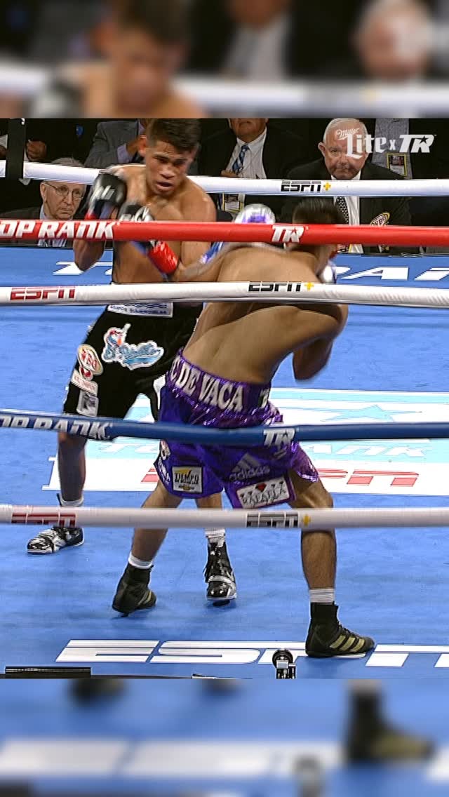 Instagram post by @trboxeo for Miller Lite. Caption reads: ¡‘El Vaquero’ Navarrete protagoniza el Round De La....