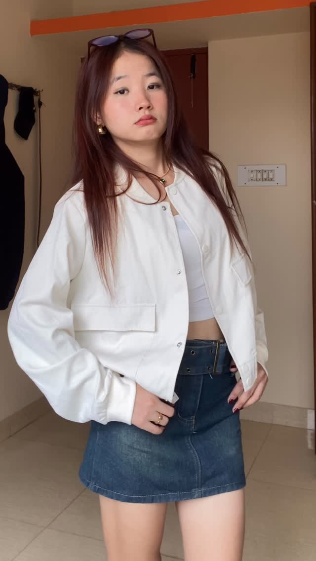 Instagram post by @newmeogs for NEWME. Caption reads: Where cold meets couture🤍 ft. @newme.asia....