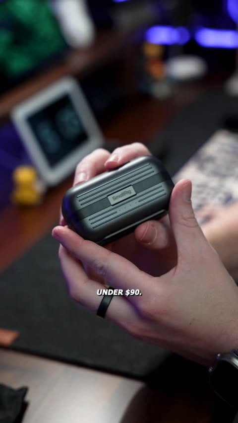 Instagram post by @baewired for SmallRig. Caption reads: I use SmallRig for MOST of my camera and vlog....