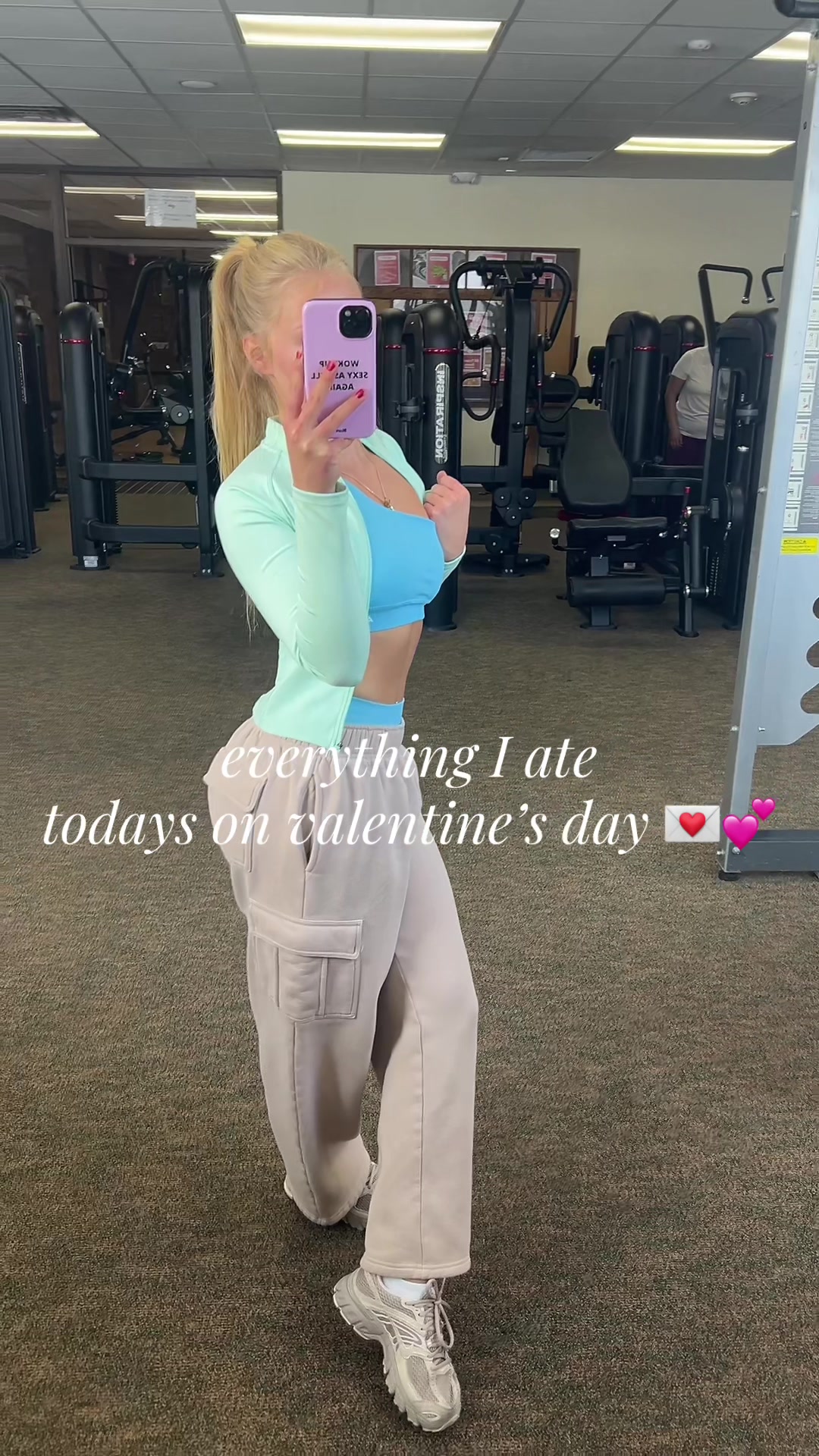 TikTok post by @reesemckennafaz for AYBL. Caption reads: [...] thankful!! #wieiadrealistic #vdayedition....