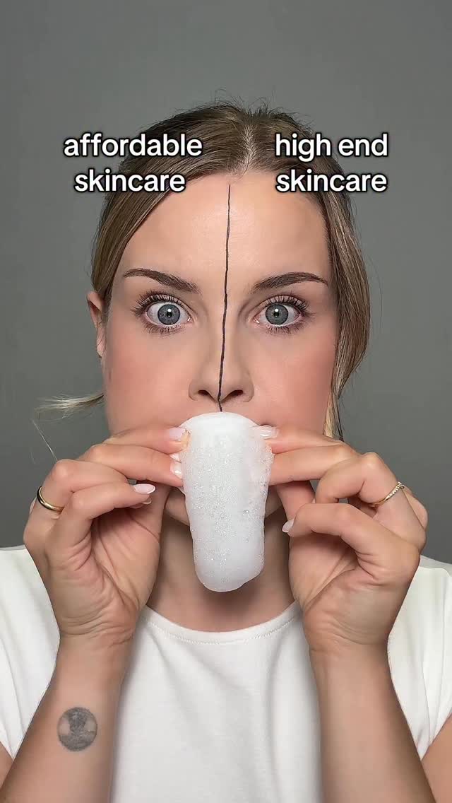 Instagram post by @grwrady for BYOMA. Caption reads: are you team affordable or high end? 🤎 I’m....