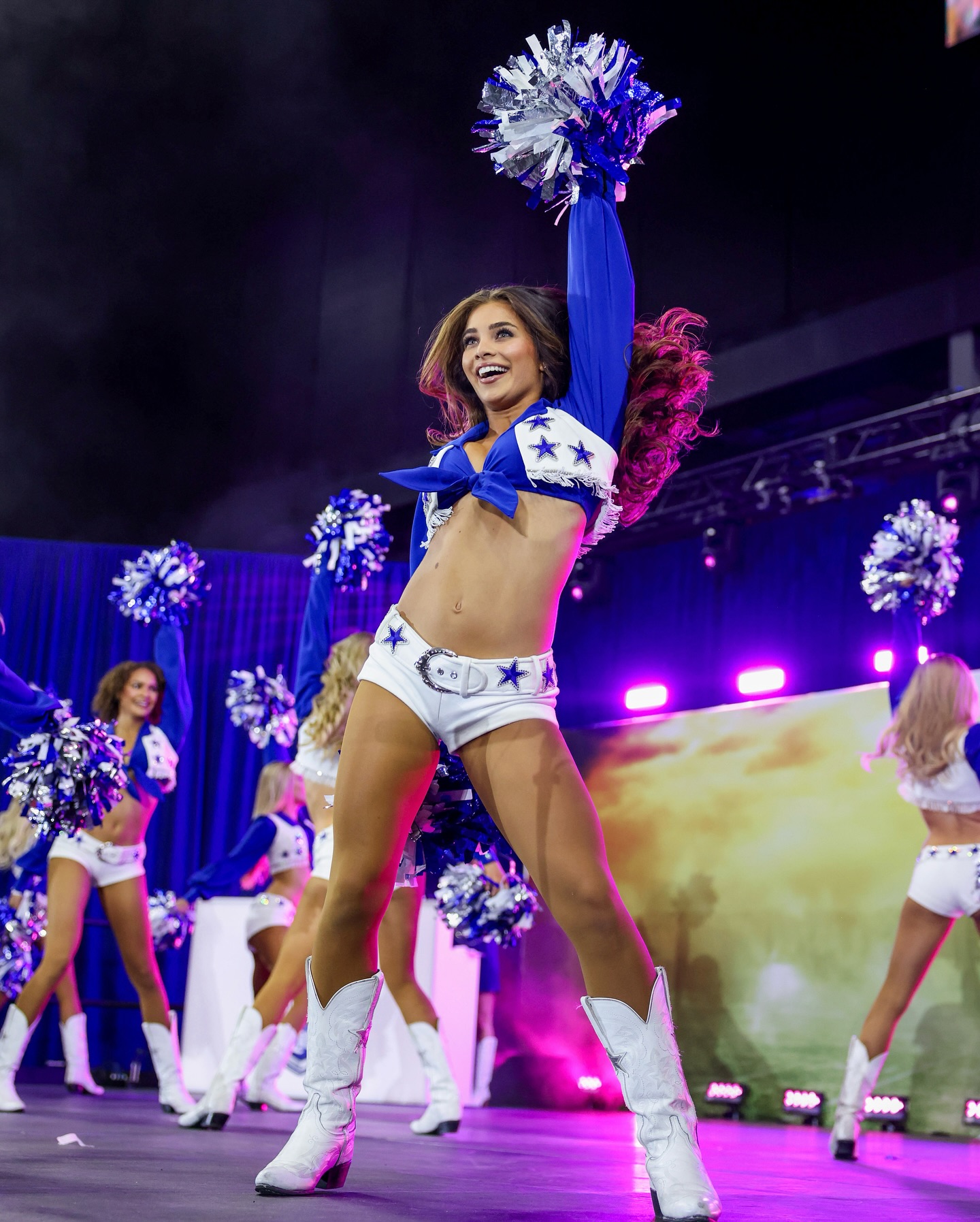 Instagram post by @mckennagehrke for Miller Lite. Caption reads: Where draft dreams come true! 💫✨⚡️

#CowboysDraft....