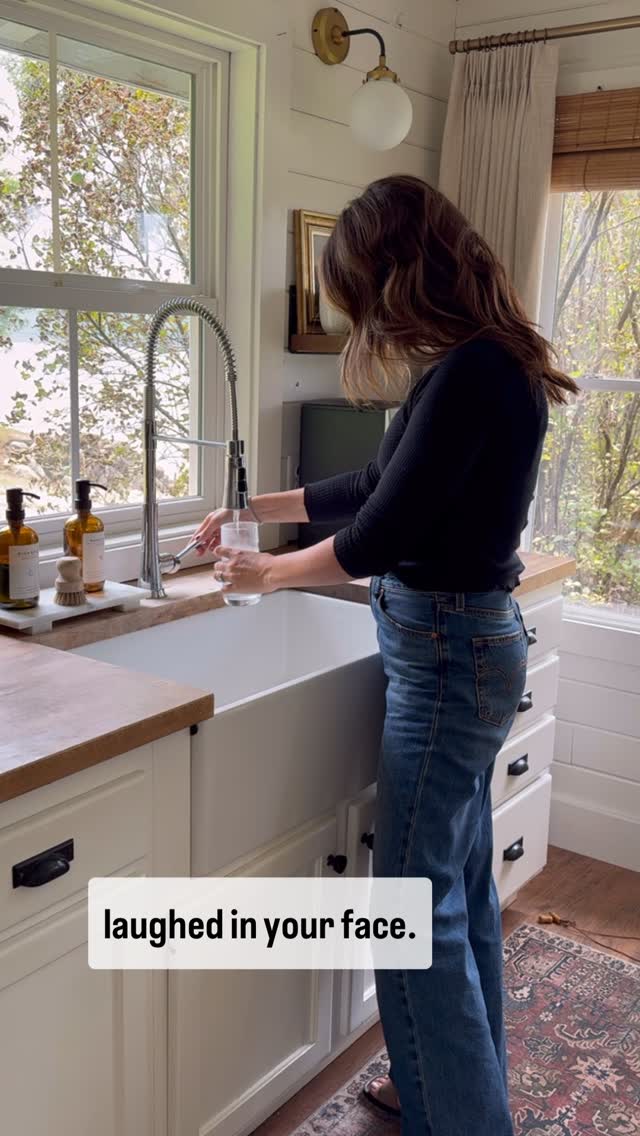 Instagram post by @proverbsthirtyonegirl for Aquasana. Caption reads: Did you know that most fridge filters only reduce....