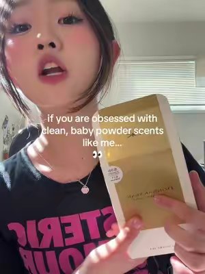 TikTok post by @myallies for Donna Karan New York. Caption reads: @Donna Karan smells so insanely clean and soft 🐰....