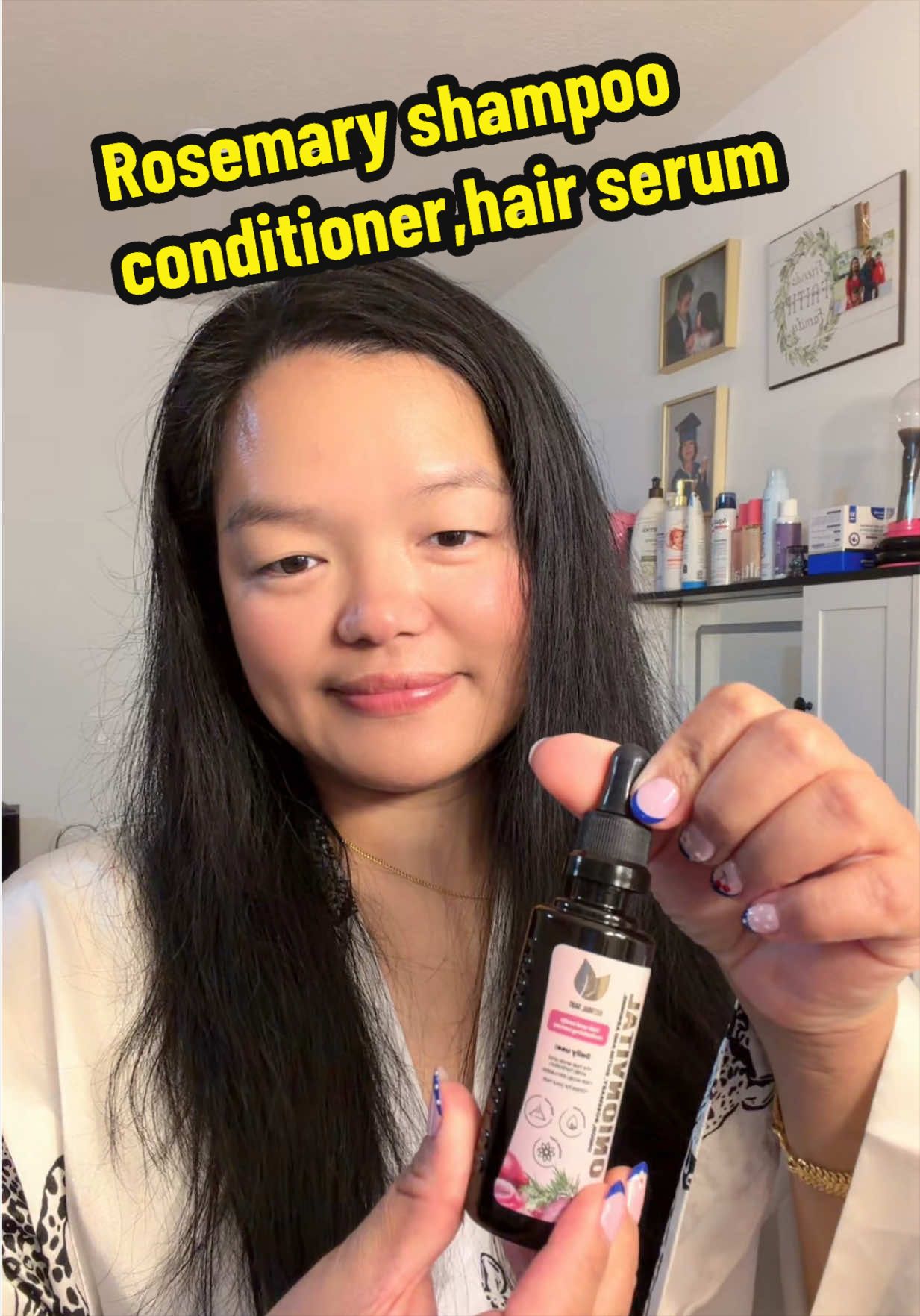 TikTok post by @debudagamisubba for Natural Sant México. Caption reads: Natural Sant Rosemary BUNDLE - 2 Rosemary and....