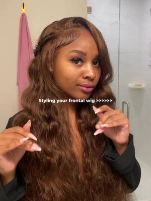 TikTok post by @sabriafterdark for Mamushow Hair. Caption reads: @Mamushow Hair Fashion This is what I mean by....