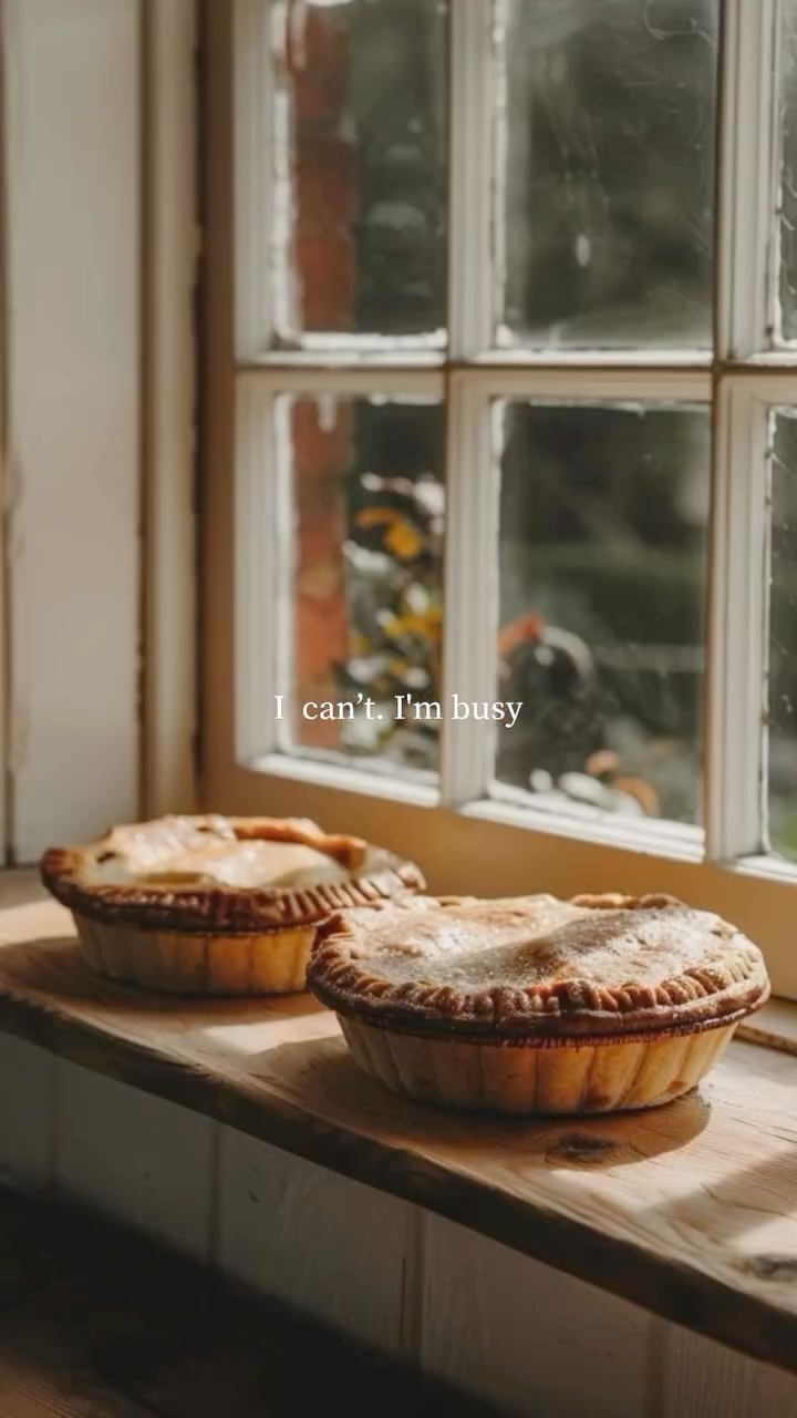 Instagram post by @alli.weisss for Pinterest. Caption reads: I’m busy romanticizing life horses, fall days, and....