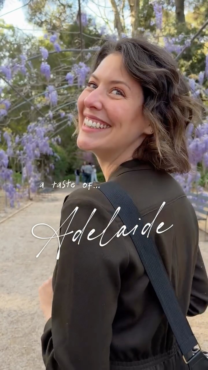 Instagram post by @sofiaklevin for Jurlique. Caption reads: ADELAIDE ITINERARY: There’s a lot to love about....