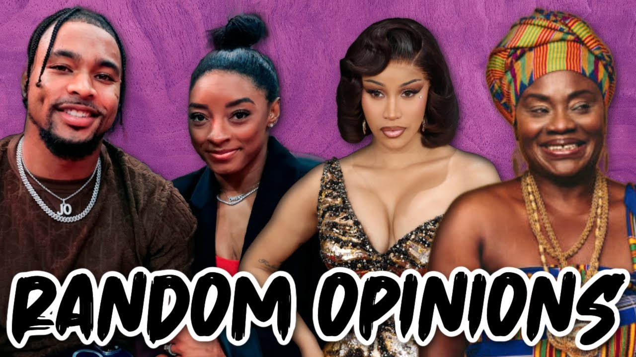 YouTube post by @QueenChioma for UnitedMasters. Caption reads: STOP SAYING "THE AFRICANS", SIMONE BILES HUSBAND....