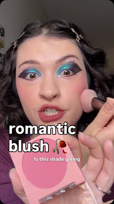 Instagram post by @glamgio_nyc for ColourPop Cosmetics. Caption reads: [...] The blush is “new to you” from....
