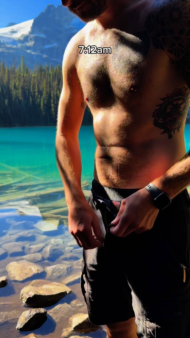 Instagram post by @hopeandlogan for SAXX Underwear. Caption reads: The Test: 24 hours in the Quest....