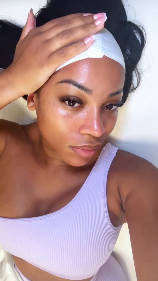 Instagram post by @christine.elizabeth for LaserAway. Caption reads: The truth is your makeup only looks as good as the....