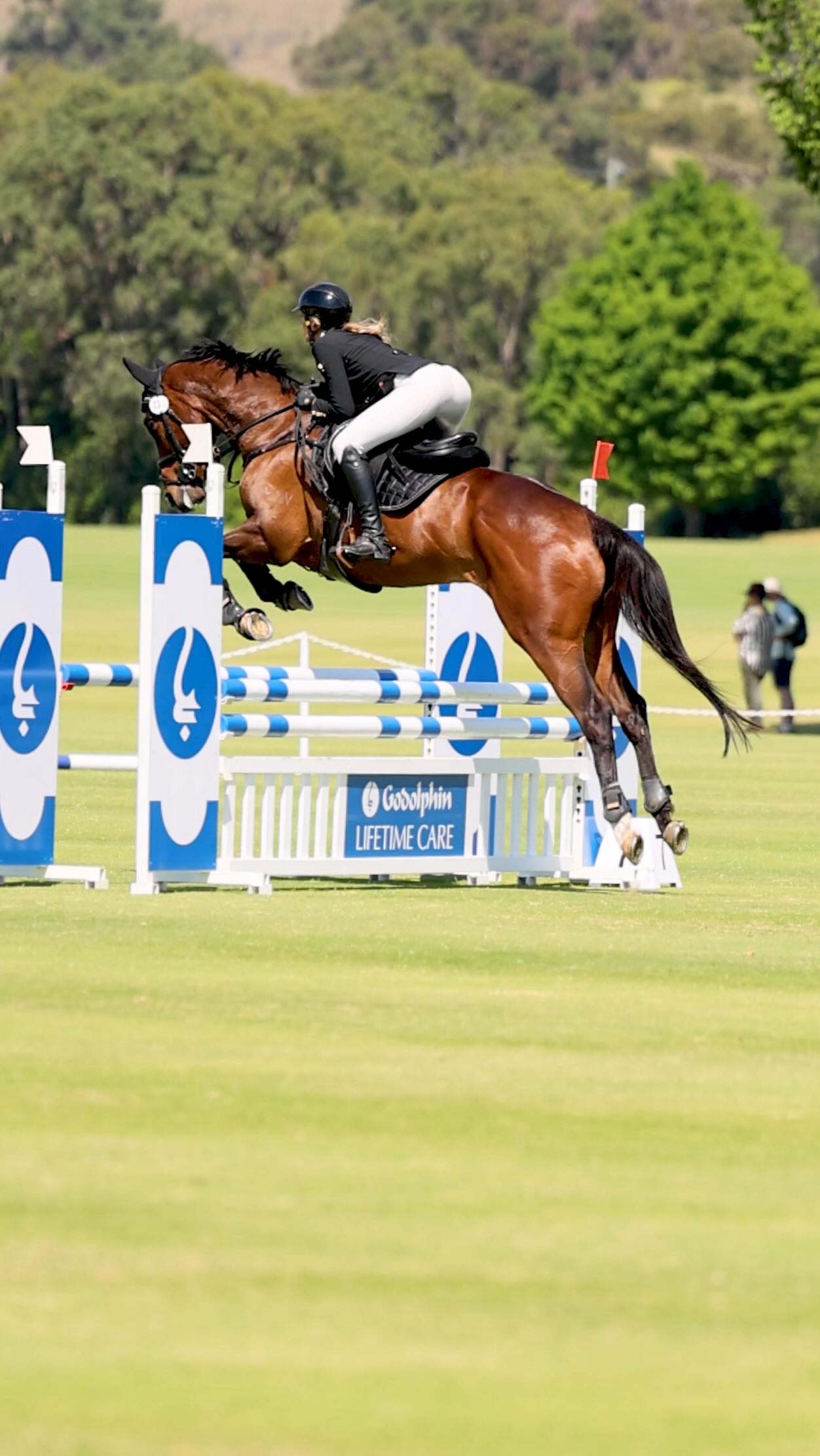 Instagram post by @fiona.germaine for Holland Cooper. Caption reads: Escape to Ellerston for Turbo Tuesday 🏎️ 💨 Scone....