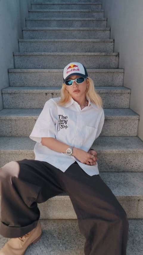 Instagram post by @kyoka_rb.official for Red Bull Australia. Caption reads: Kyoka, Seoul and ❤️‍🔥 🎥 @hamong_lnl #레드불 #쿄카....