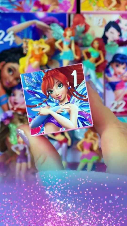 Instagram post by @winxcluball for Winx Club. Caption reads: #WinxAdventCalendar 🧚‍♀️ Day 1
#winx #winxclub....