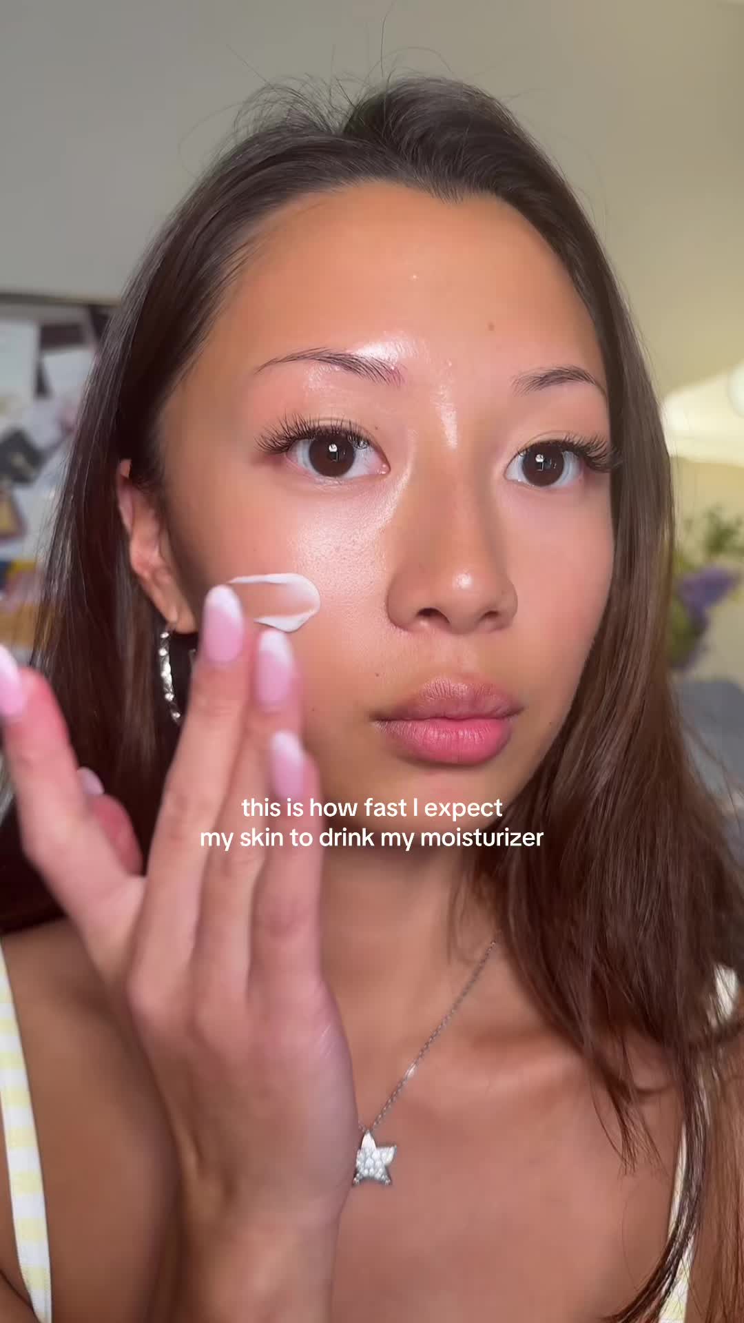 TikTok post by @paulinejchoii for FarmacyBeauty. Caption reads: named cloud for a reason! @Farmacy Beauty....