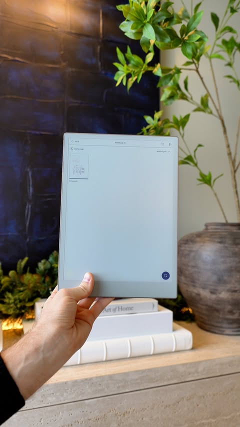 Instagram post by @bentaylortech for reMarkable. Caption reads: A gift that clears space for ideas instead of....