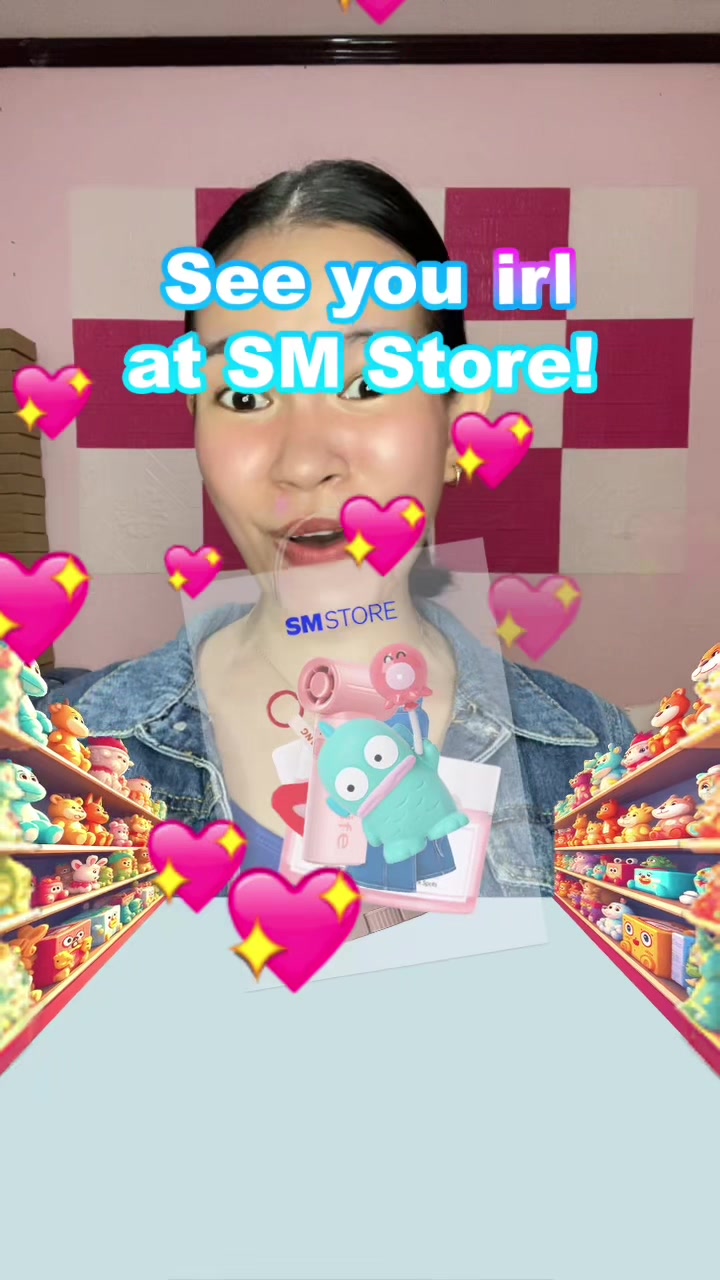 TikTok post by @moneyfesting777 for SM Store. Caption reads: [...] shopping spree unlocked! Tried the new SM....