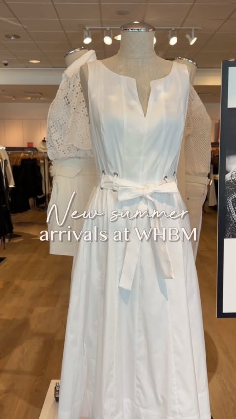 Instagram post by @jess.ozco for White House Black Market. Caption reads: Sharing some new @whbm summer arrivals So many....