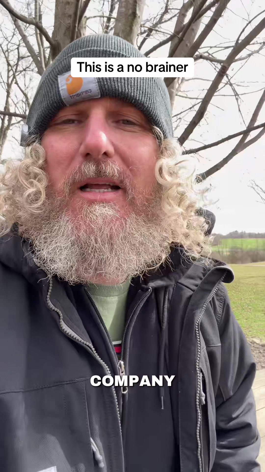 TikTok post by @xennialfarmer for BougeRV. Caption reads: [...] #disasterpreparedness #beprepared @BougeRV....