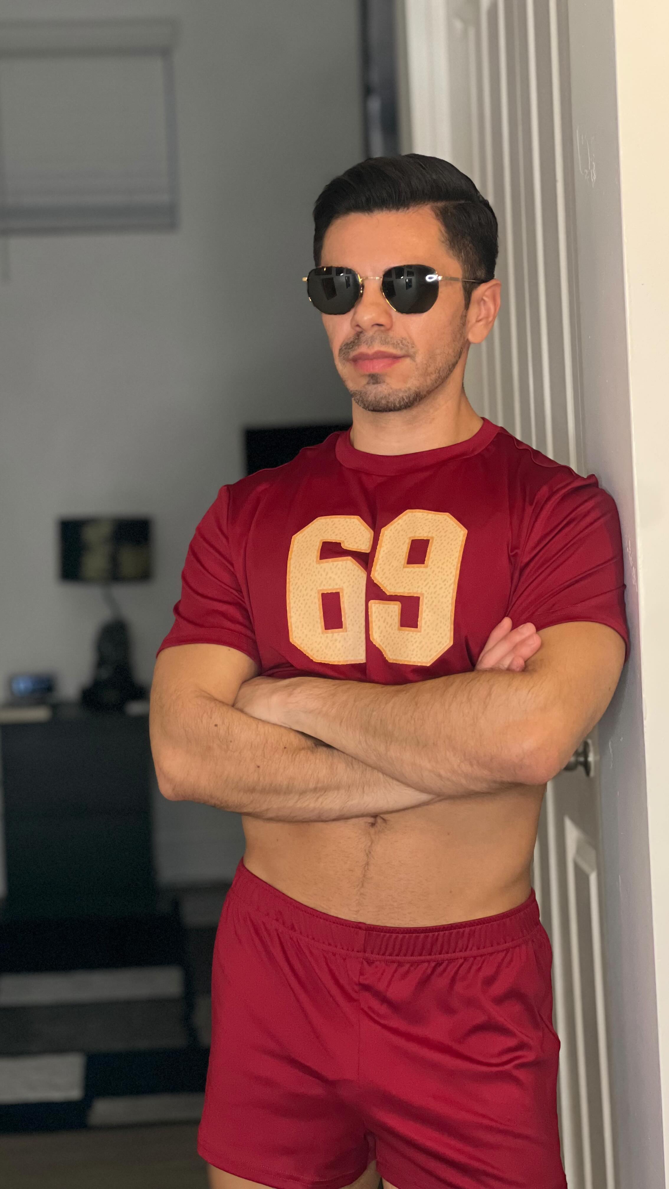 Instagram post by @val.ster for Ciciful. Caption reads: [...] tells me to get into uniform… 🏈....