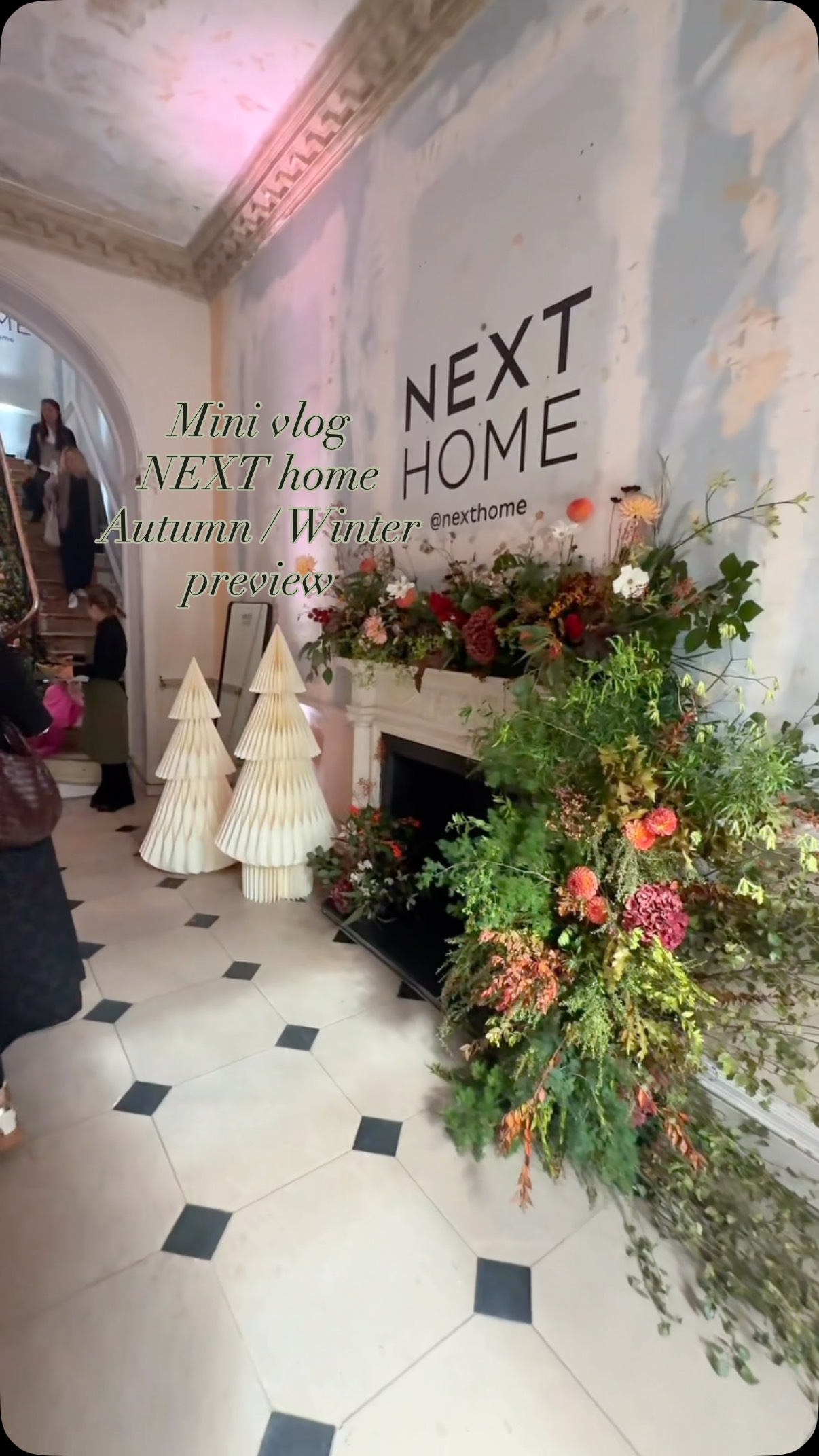 Instagram post by @iamgemmablake for Next Press. Caption reads: Always dreamed about getting invited to an event....