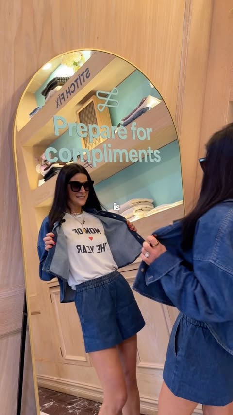 Instagram post by @almosttripletsnyc for Stitch Fix. Caption reads: [...] That’s why I loved experiencing the Stitch....