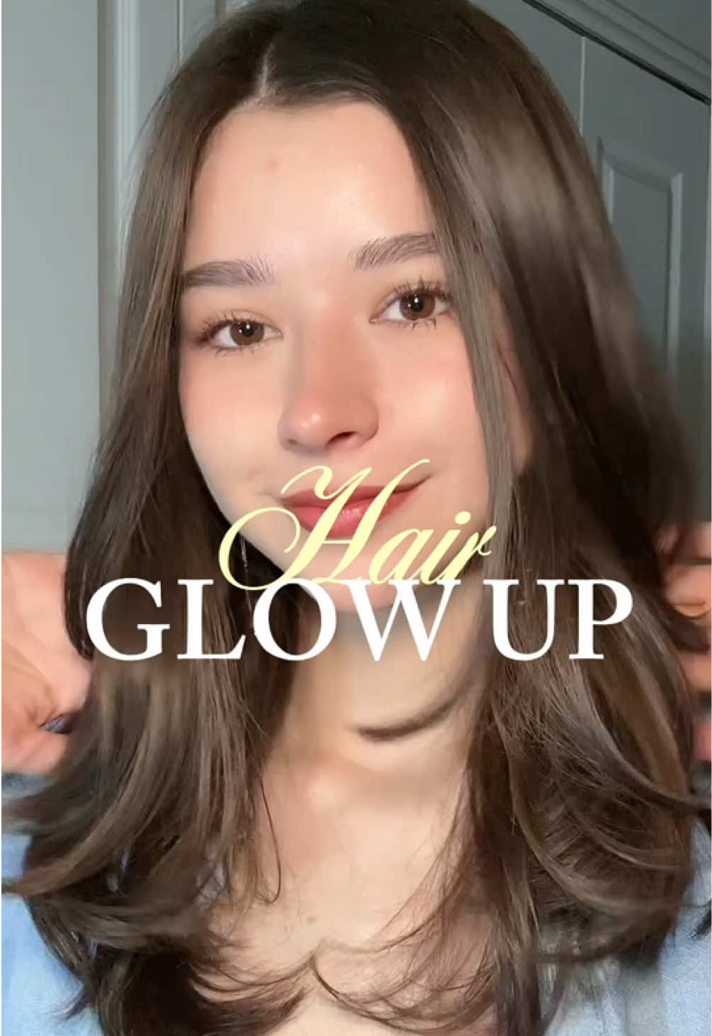 TikTok post by @gretacamposz for ForMe Tips. Caption reads: Mi rutina para fortalecer el cabello y decirle bye....
