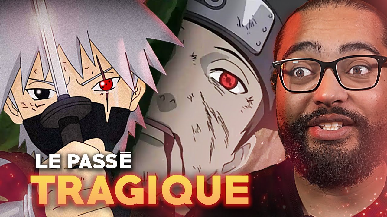 YouTube post by @lechefotaku for WEBTOON. Caption reads: The Tragic Past of Kakashi - Narutology.