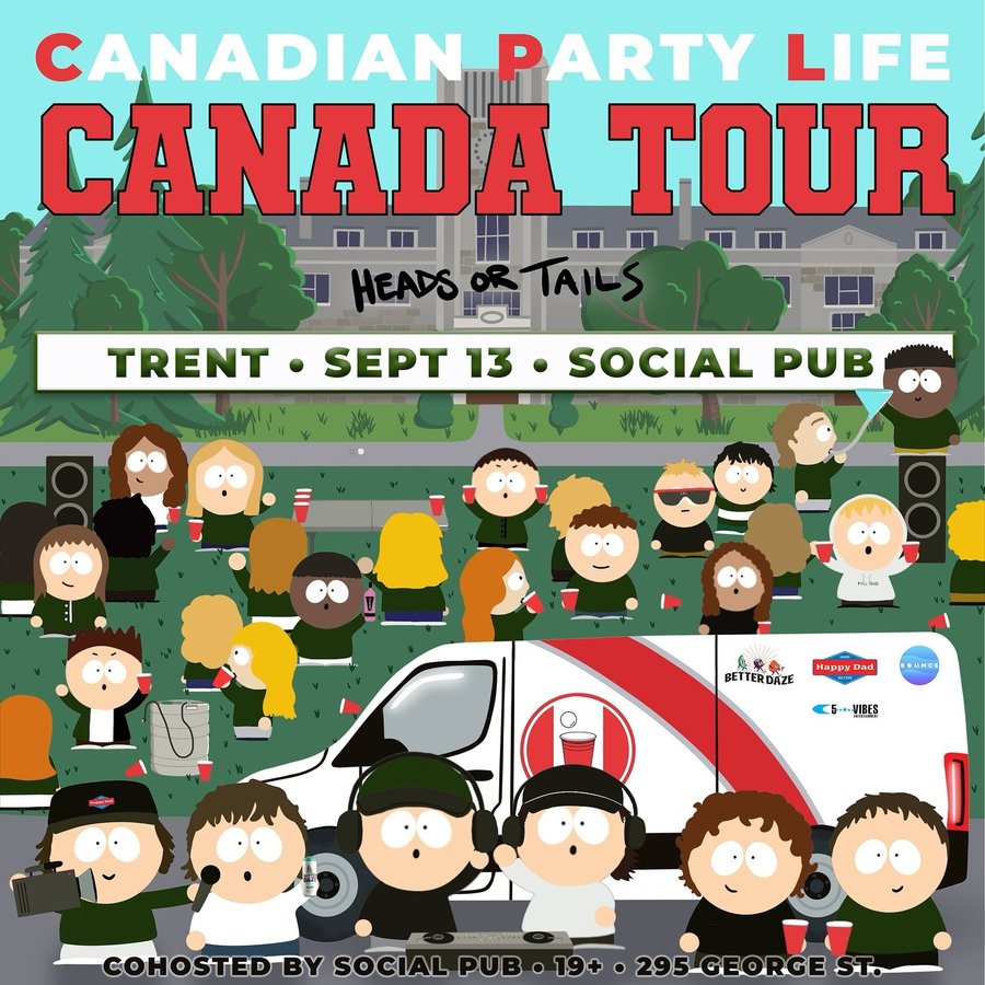 Instagram post by @trentpartylife for Happy Dad. Caption reads: [...] St N. HUGE SHOUTOUT to our sponsors....