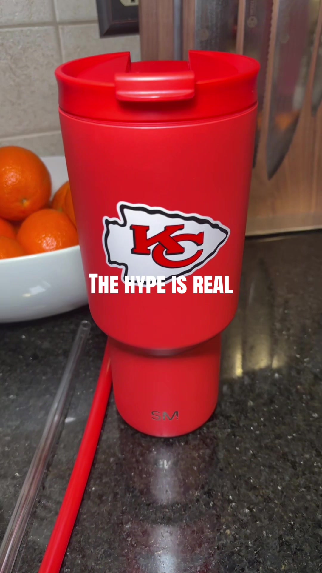 TikTok post by @cookinwithkristin for Simple Modern. Caption reads: #simplemodern #tumbler #tiktokmademebuyit [...].