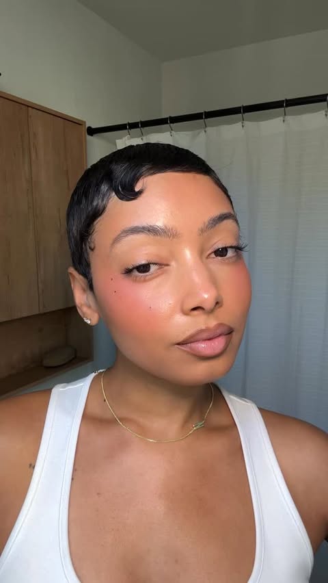 Instagram post by @tach.j for Benefit Cosmetics. Caption reads: Stop! Who is sheeee? I’ve been having so much fun....
