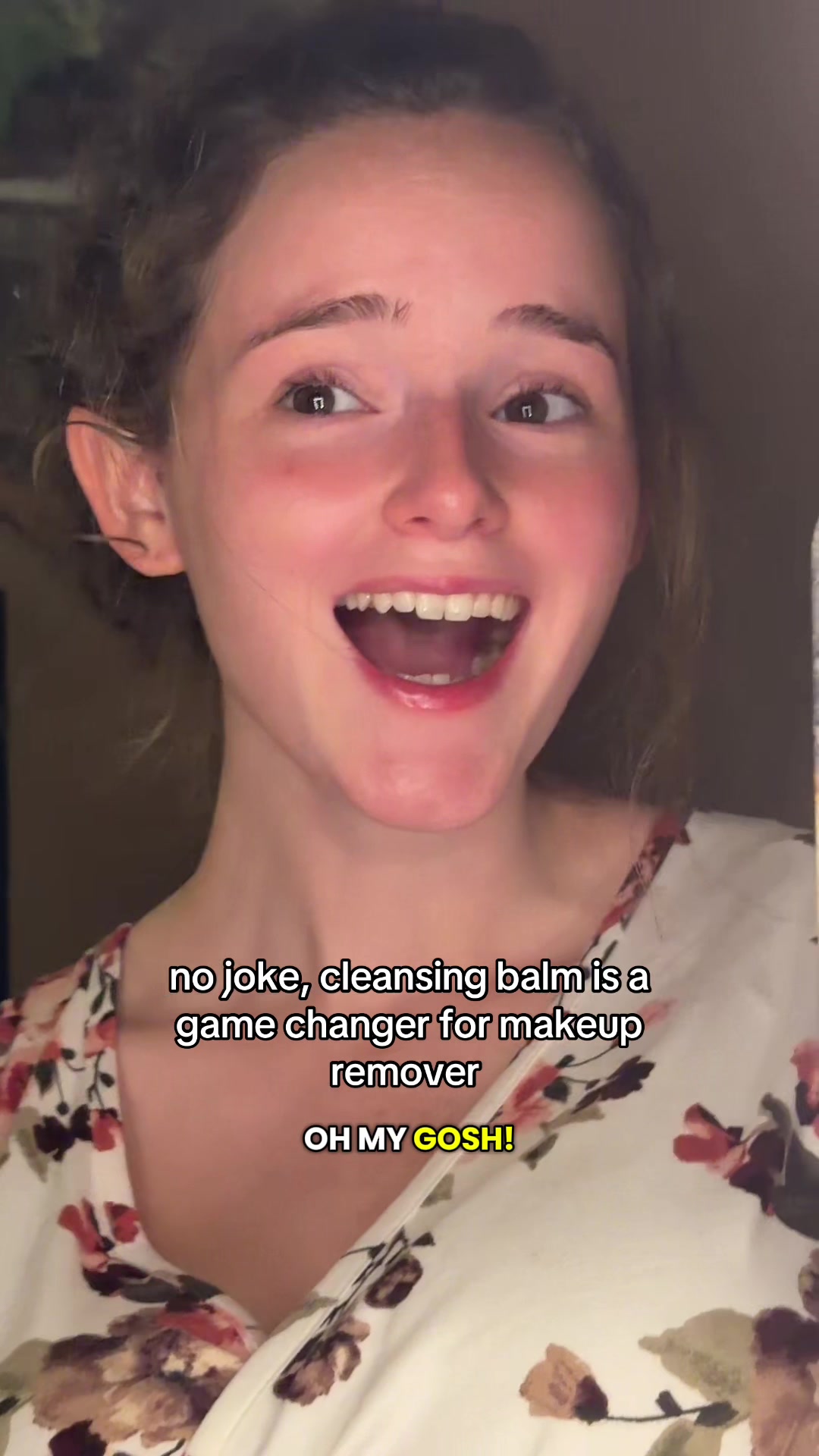 TikTok post by @kyliestokes3 for DDG Beauty. Caption reads: [...] #makeupremover #cleansingbalm @ddg Beauty.