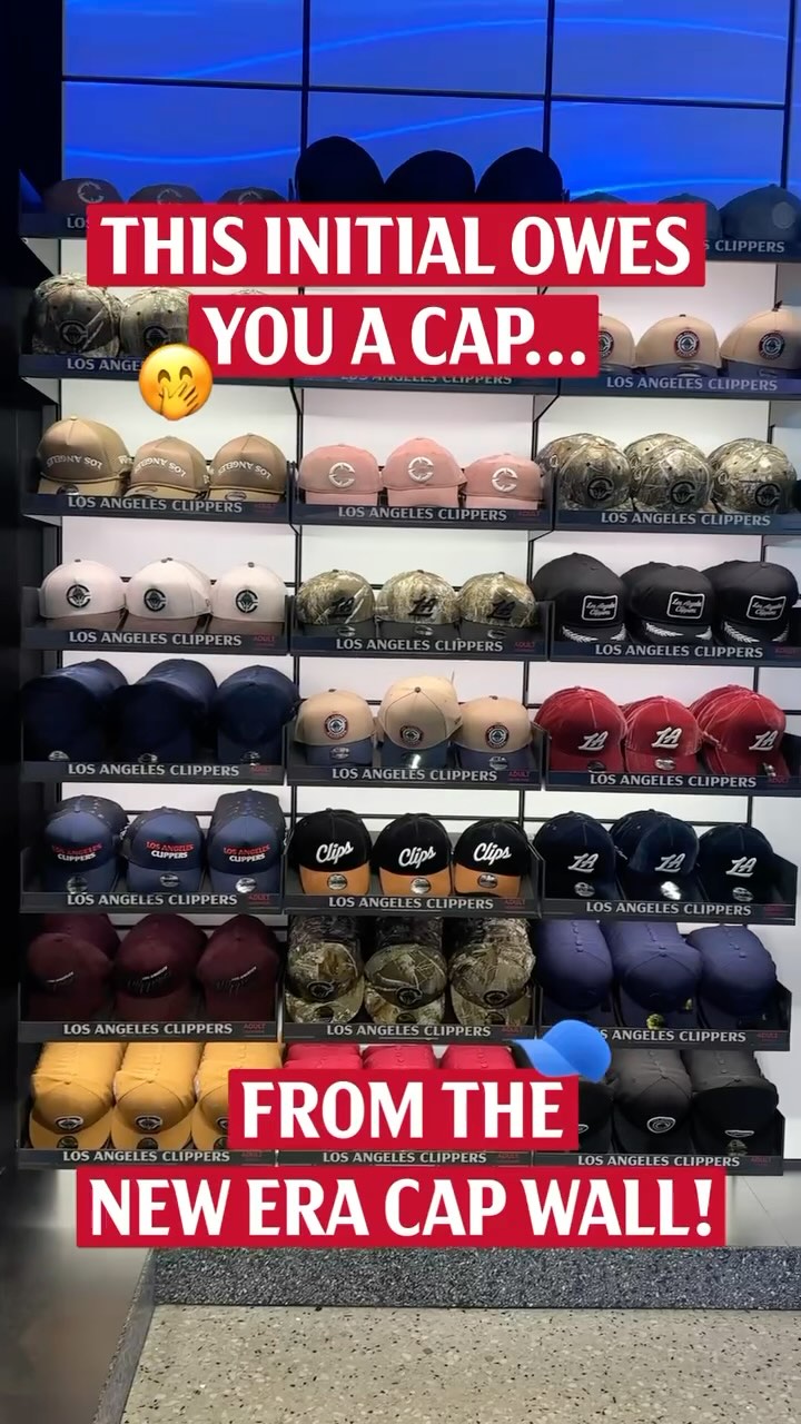 Instagram post by @laclippers for New Era Cap. Caption reads: Tag someone who owes you a 🧢 from the @neweracap....