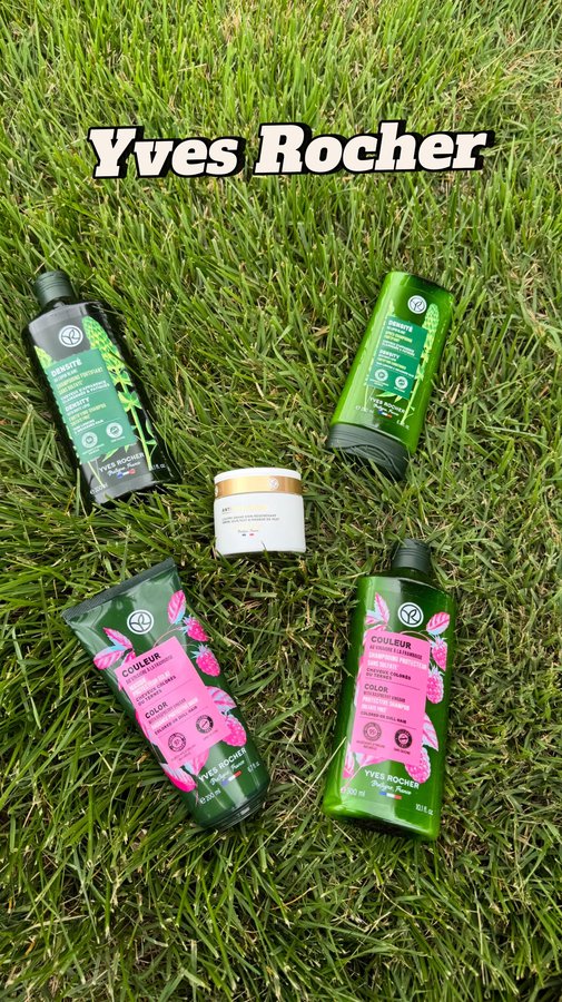 Instagram post by @ugcbytubaa for Yves Rocher. Caption reads: Yves Rocher! *
France's
number 1 beauty brand.....