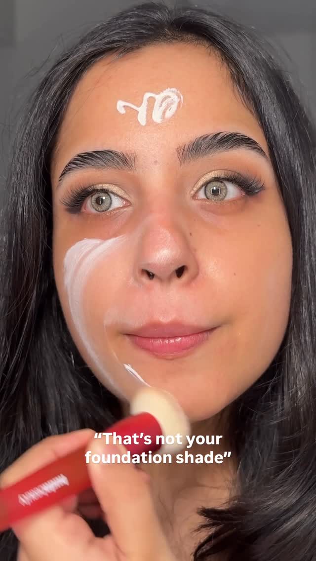 Instagram post by @bronzedandbouje for Erborian. Caption reads: @erborian_usa color changing cc cream is actually....