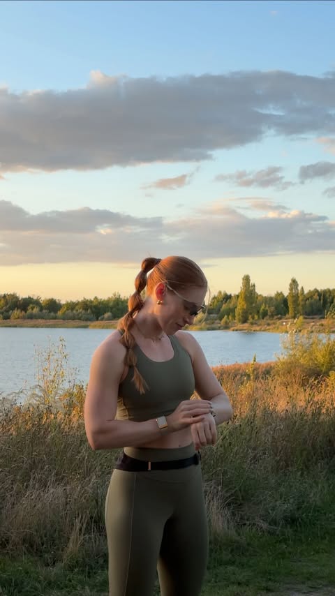 Instagram post by @julia.reppel for WHOOP. Caption reads: [...] into the new year? 

tracking mine in my....