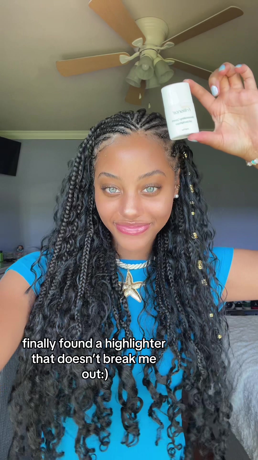 TikTok post by @milanlovesyou2 for Frilliance. Caption reads: added to my essentials #fyp #frilliance....