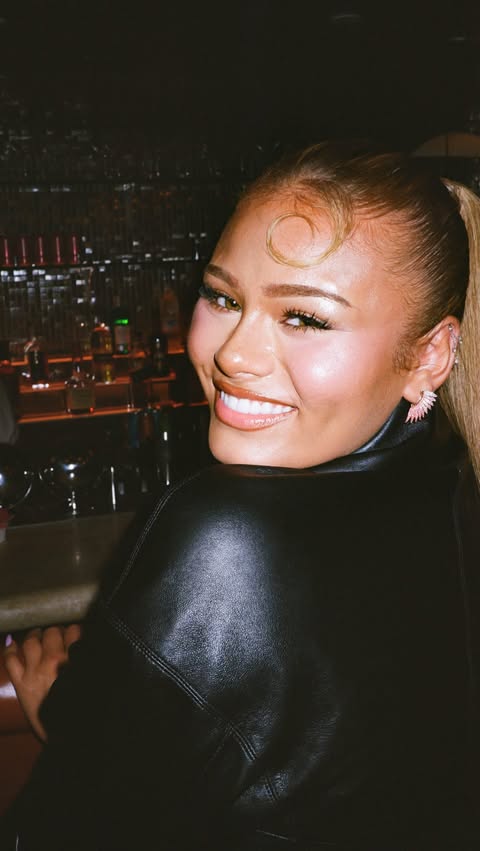 Instagram post by @azzymilan for FENTY SKIN. Caption reads: Body care but make it princess coded 💕....